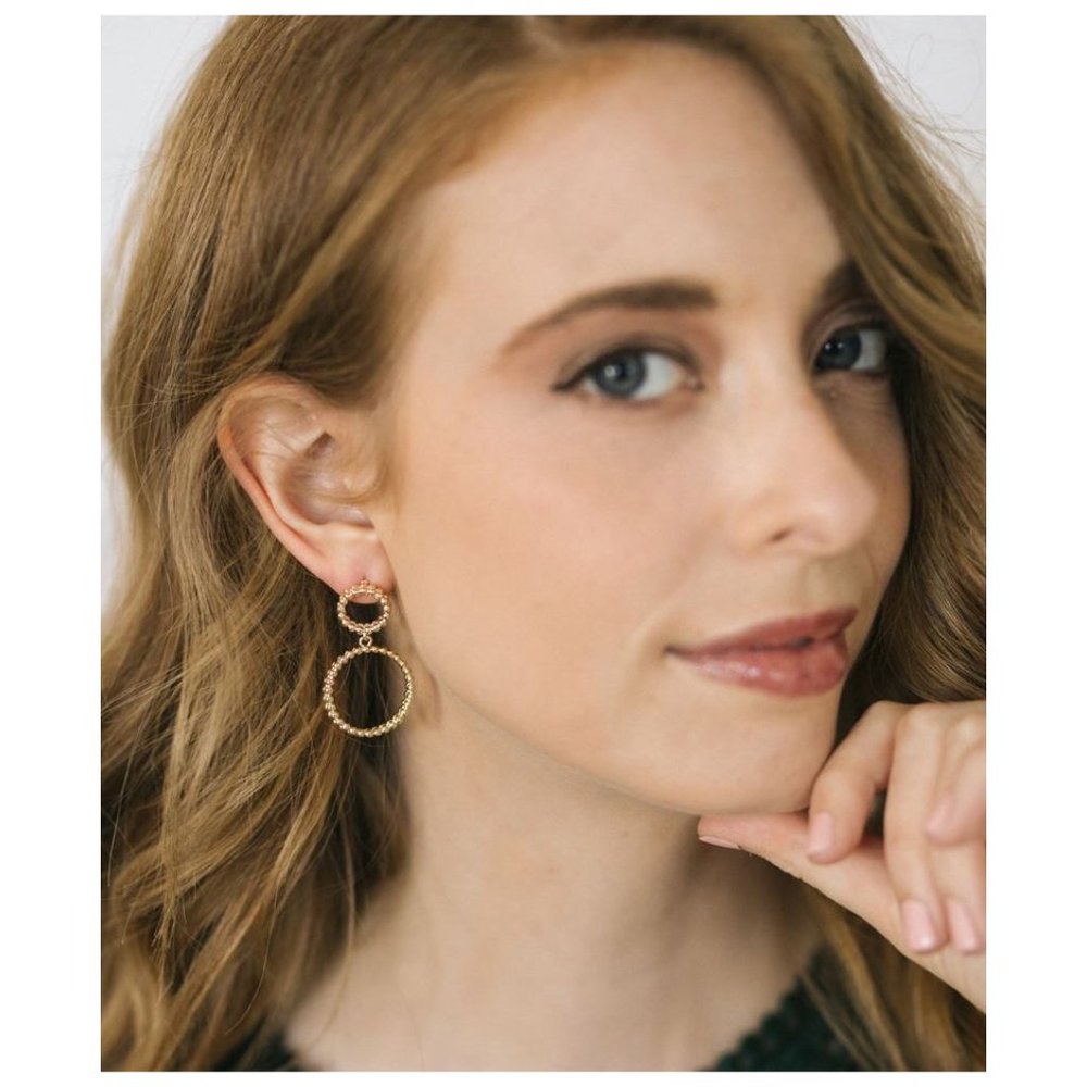 Pamela Circle Earrings